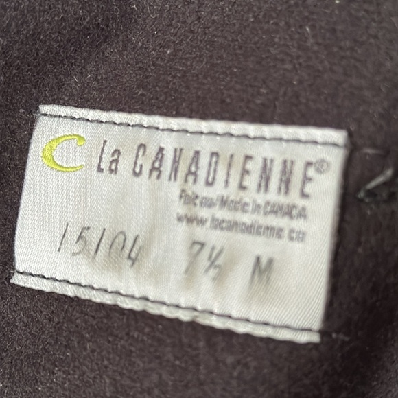 La Canadienne Dorina Boots Waterproof Suede Classic Side Zipper Mid Heel 15104 - Picture 11 of 15